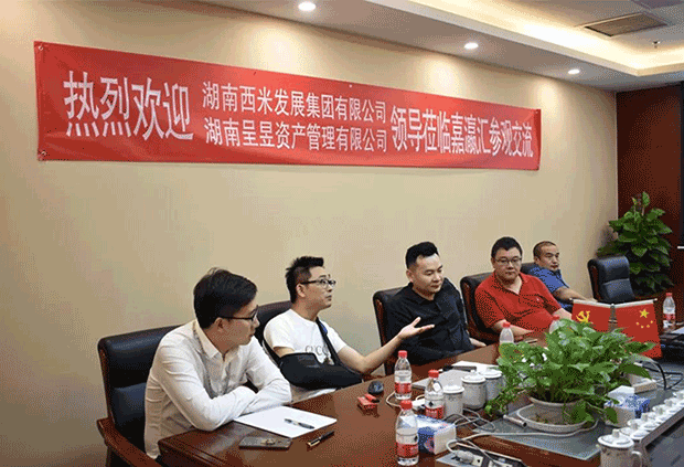 西米集团到访嘉瀛汇参观交流 双方就战略发展合作进行深入交流(图3)