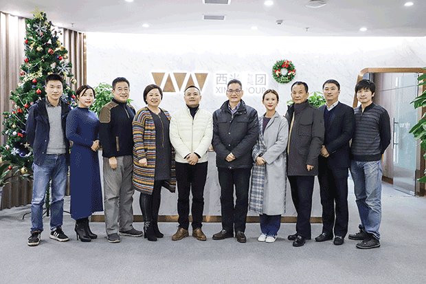 共享、共建、共赢，助力企业发展“加速度”  ——湖南金科财智管理顾问（集团）、北京通铭教育科技股份有限公司领导莅临西米集团考察交流 (图1)