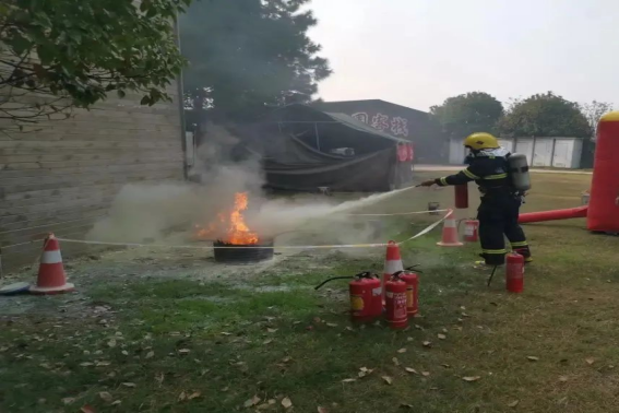 呈昱安训丨长沙新联汽车零部件公司消防安全拓展活动完美结束！(图7)