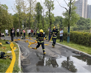 长沙市开福区社区微型消防站、村志愿消防队技能比武竞赛活动(图8)